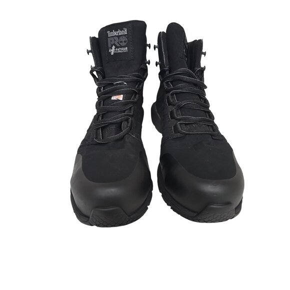 Timberland PRO Men\'s A297S Radius CTCP Mid Athletic Work Boots Black Size 8W main image 4